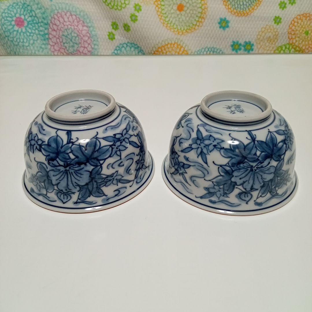 Amazon.co.jp: 京清水焼 煎茶碗揃え5客 半磁器手描き手引き